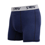 luxury mens underwear with pocket navy tech boxer brief keeps cool swav soft waistband left hip
