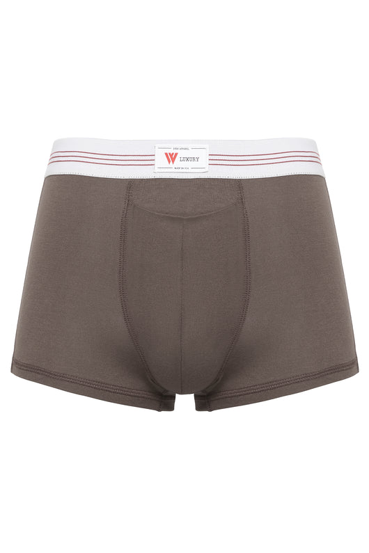 luxury mens underwear with pocket grey modal briefs white 3 red stripe soft waistband 