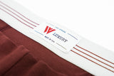 luxury mens underwear with pocket oxblood red modal boxer briefs 3 stripe soft waistband 